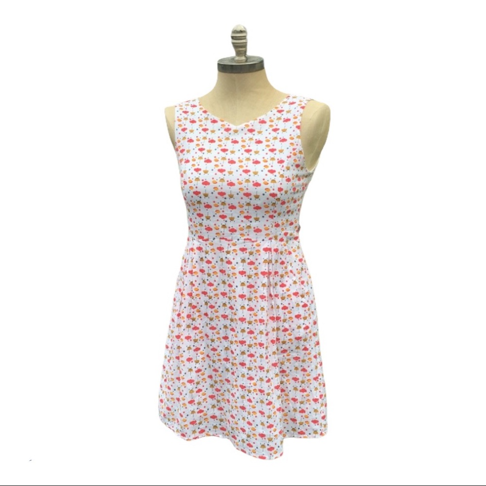 Sm wardrobe Umbrellas fit & flare Orange Dress S